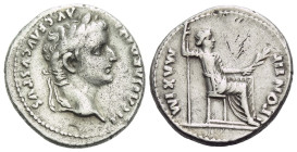 Tiberius, 14-37 Denarius Lugdunum circa 14-37