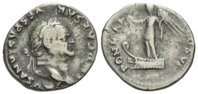 Vespasian, 69-79 Denarius Rome 75 - From the collection of a Mentor.