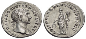 Trajan, 98-117 Denarius Rome circa 103-111