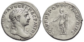 Trajan, 98-117 Denarius Rome circa 108-109