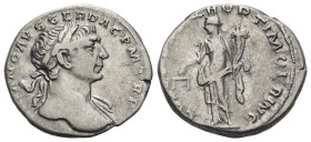 Trajan, 98-117 Denarius Rome circa 108-109