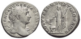 Trajan, 98-117 Denarius Rome circa 111