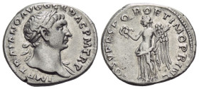 Trajan, 98-117 Denarius Rome mid 107-108