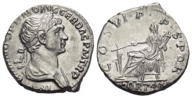Trajan, 98-117 Denarius Rome circa 114-117