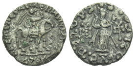 Indo-Scythians Azes II, c. 58-20/19 BC Drachm circa 58-19 BC