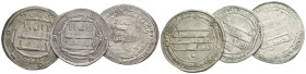 Large lot of 3 Dirham AH 160