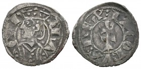 Corona de Aragón. Jaime I (1213-1276). Dinero. Aragón. (Cr-318). Ve. 1,03 g. MBC. Est...15,00.