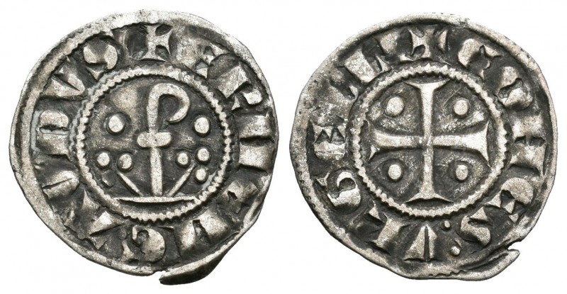 Corona de Aragón. Ermengol X. Dinero. (1267-1314). Condado de Urgell. (Cr-128). ...