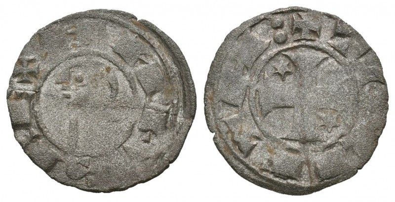 Reino de Castilla y León. Alfonso I (1109-1126). Dinero. Toledo. (Bautista-4013)...