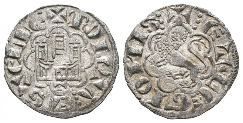 Reino de Castilla y León. Alfonso X (1252-1284). Novén. Toledo. (Abm-271). Ve. 0...