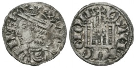 Reino de Castilla y León. Sancho IV (1284-1295). Cornado. León. (Bautista-430). (Abm-299.1). Ve. 0,71 g. Con L y estrella a los lados de la cruz. MBC+...
