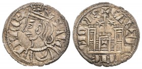 Reino de Castilla y León. Sancho IV (1284-1295). Cornado. Toledo. (Abm-302). Ve. 0,65 g. Con estrellas y T en la puerta. EBC-. Est...40,00.