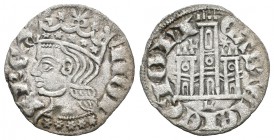 Reino de Castilla y León. Alfonso XI (1312-1350). Cornado. León. (Abm-338.1). Ve. 0,75 g. Con L y estrella a los lados y L bajo el castillo. MBC+. Est...
