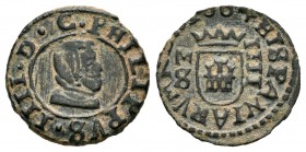 Felipe IV (1621-1665). 4 maravedís. 1664. Madrid. S. (Cal-1450). (Jarabo-Sanahuja-M456). Ae. 0,97 g. EBC-. Est...25,00.