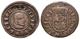Felipe IV (1621-1665). 8 maravedís. 1662. Madrid. Y. (Cal-1423). (Jarabo-Sanahuja-M445). Ae. 1,43 g. BC+. Est...12,00.