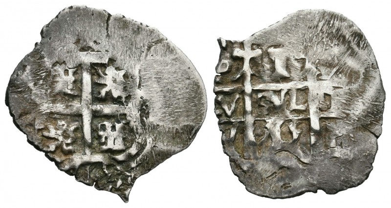 Felipe V (1700-1746). 1 real. 1715. Potosí. Y. (Cal-1643). Ag. 1,96 g. MBC-. Est...