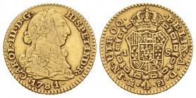 Carlos III (1759-1788). 1 escudo. 1781/0. Madrid. PJ. (Cal-623). Au. 3,34 g. MBC-. Est...110,00.