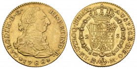 Carlos III (1759-1788). 2 escudos. 1788. Madrid. M. (Cal-459). Au. 6,78 g. MBC+. Est...220,00.