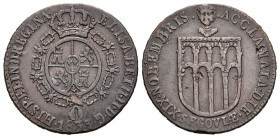 Isabel II (1833-1868). Medalla de proclamación. 1833. Segovia. (Ha-30). (V-758). Ae. 4,93 g. Golpecitos. MBC-. Est...18,00.