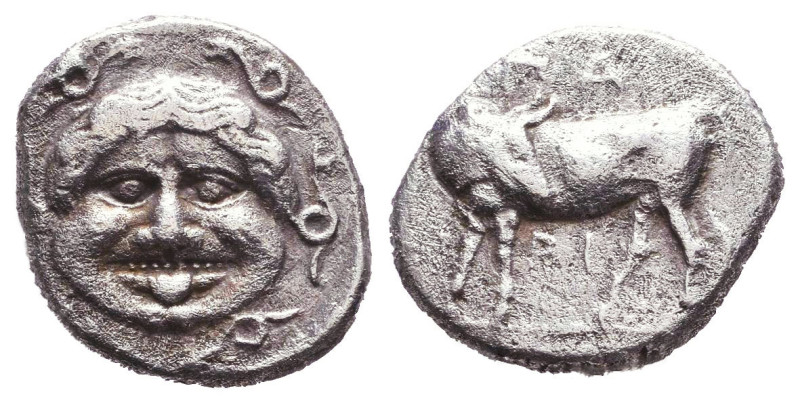 Mysia, Parion. 4th century B.C. AR hemidrachm.

Reference:

Condition: Very Fine...