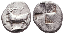 Thrace, Byzantion. 340-320 B.C. AR .

Reference:

Condition: Very Fine

Weight: 5.1 gr 
Diameter: 16,4 mm