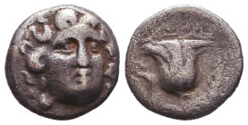 Islands off Caria. Rhodes. 125-88 B.C. AR

Reference:

Condition: Very Fine

Weight: 2,1 gr 
Diameter: 13,5 mm