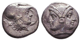 Greek Obol, Ca. 5th-3rd Century BC. AR.

Reference:

Condition: Very Fine

Weight: 1,2 gr
Diameter: 9,7 mm