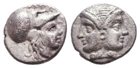 Greek Obol, Ca. 5th-3rd Century BC. AR.

Reference:

Condition: Very Fine

Weight: 1,2 gr
Diameter: 9,4 mm