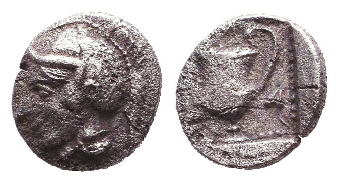 Greek Obol, Ca. 5th-3rd Century BC. AR.

Reference:

Condition: Very Fine

Weigh...