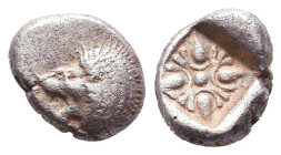 Greek Obol, Ca. 5th-3rd Century BC. AR.

Reference:

Condition: Very Fine

Weight: 1,2 gr
Diameter: 8,7