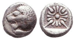 Greek Obol, Ca. 5th-3rd Century BC. AR.

Reference:

Condition: Very Fine

Weight: 0,2 gr 
Diameter: 8,5