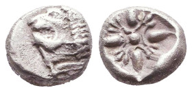 Greek Obol, Ca. 5th-3rd Century BC. AR.

Reference:

Condition: Very Fine

Weight: 1,1 gr
Diameter: 7,7