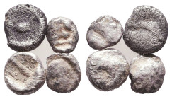 A Lot of Greek Obols, Ca. 5th-3rd Century BC. AR.

Reference:

Condition: Very Fine

Weight: 1,2 gr
Diameter: LOT