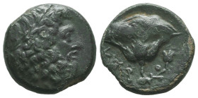 ISLANDS off CARIA. Rhodos, Rhodes. Circa 230-205 BC. Æ Tetrachalkon
Reference:

Condition: Very Fine

Weight: 5,1 gr
Diameter: 17,2