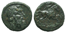 Greek Coins. 4th - 3rd century B.C. AE
Reference:

Condition: Very Fine

Weight: 1,2 gr
Diameter: 12,3