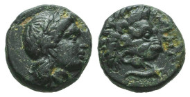 Greek Coins. 4th - 3rd century B.C. AE
Reference:

Condition: Very Fine

Weight: 2,1 gr
Diameter: 9,9
