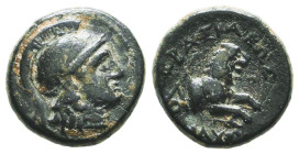 Greek Coins. 4th - 3rd century B.C. AE
Reference:

Condition: Very Fine

Weight: 2,9 gr
Diameter: 13,4