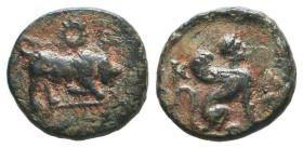 Greek Coins. 4th - 3rd century B.C. AE
Reference:

Condition: Very Fine

Weight: 1,3 gr
Diameter: 11,7
