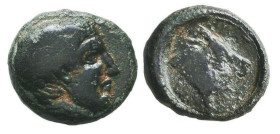 Greek Coins. 4th - 3rd century B.C. AE
Reference:

Condition: Very Fine

Weight: 0,8 gr
Diameter: 8,4