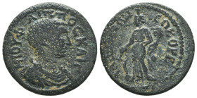 Roman Provincial Coins, Ae
Reference:

Condition: Very Fine

Weight: 6,3 gr
Diameter: 24,2 mm