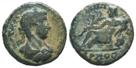 Roman Provincial Coins, Ae
Reference:

Condition: Very Fine

Weight: 2,9 gr
Diameter: 18,9 mm