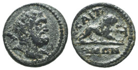 Roman Provincial Coins, Ae
Reference:

Condition: Very Fine

Weight: 2,3 gr
Diameter: 14,8 mm