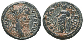 Roman Provincial Coins, Ae
Reference:

Condition: Very Fine

Weight: 15,3 gr
Diameter: 19,4 mm
