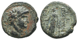 Roman Provincial Coins, Ae
Reference:

Condition: Very Fine

Weight: 3,4 gr
Diameter: 16,8 mm