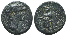 Roman Provincial Coins, Ae
Reference:

Condition: Very Fine

Weight: 5,1 gr
Diameter: 20,7 mm