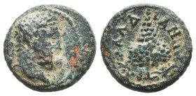 Roman Provincial Coins, Ae
Reference:

Condition: Very Fine

Weight: 2,4 gr
Diameter: 14,5 mm