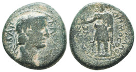 Roman Provincial Coins, Ae
Reference:

Condition: Very Fine

Weight: 5,7gr
Diameter: 20,3mm