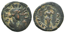 Roman Provincial Coins, Ae
Reference:

Condition: Very Fine

Weight: 2,5 gr
Diameter: 15,6 mm