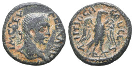 Roman Provincial Coins, Ae
Reference:

Condition: Very Fine

Weight: 2,6 gr
Diameter: 16,8 mm