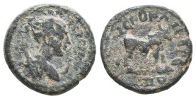 Roman Provincial Coins, Ae
Reference:

Condition: Very Fine

Weight: 2,6 gr
Diameter: 14,7mm